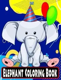 在飛比找博客來優惠-Elephant Coloring Book For Kid