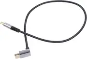 WATIIFUFU Short 8k Cord 0.5m Computer Laptop Projector Connector Right Angle High Speed Video Cable