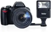 Vivitar V319AF Digital Concepts Slave Flash & Bracket For DSLR camera photograph