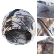 Fleece Camouflage Skull Cap Watch Cap Mens Army Tactical Winter Warm Beanie Hat