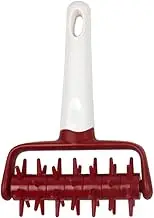 Pizza Dough Docker Docker Dough Bubble killer Time-Saver Pizza Dough Roller Docker Dough Blistering Killer (Red)