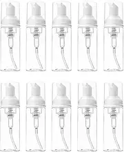 Foam Pump Bottle 10 Pcs 2oz Foaming Soap Pump Dispenser & BPA Free for Cleaning, Travel, Cosmetics Packaging, Hand Soap Foaming, Shampoo