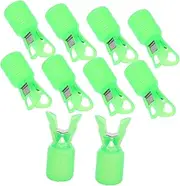 WHAMVOX Squid Needle Protective Cover Fishing Rod Holder Stackable Circle Fishing Hook Covers Fish Hooks Fishing Net Weights Hitch Cover Hook Bonnet for Fishing Hook Plastic Orange