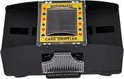 JOINPAYA Automatic Card Shuffling Machine Electric Poker Mixer for Easy Shuffling Battery Operated User-Friendly Design for Poker Bridge Card Games Deck Capacity