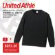 United Athle 日本品牌 5.6oz 頂級柔棉高品質 長袖T恤 羅紋束口素面長Tee 街頭 休閒