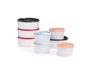Tupperware Servalier Canister 8pc Set New! FREE SHIPPING!!!!