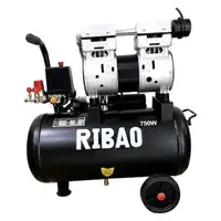 在飛比找momo購物網優惠-【RIBAO】日豹24L 750W 附輪子低噪音無油式空壓機