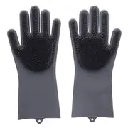 Scruba-Dub Antibacterial Silicone Cleaning Gloves