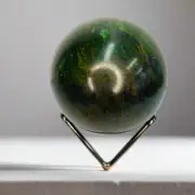 Emerald Ruby Crystal Sphere UV Reactive 677 grams