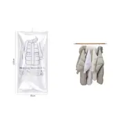 6pcs Hanging Vacuum Storage Bags For Clothes Vacuum Space Saver Bags For Clothes With Hanger Hook