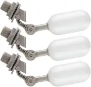 3-Piece Float Valve Set, 1/2-Inch Water Supply Pipe Float Valve with Adjusting