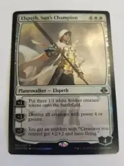 MTG Magic The Gathering Elspeth, Sun's Champion Duel Deck Foil L@@K!!