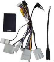 16Pin ISO Wire Cable Adapter Harness with Canbus Compatible for Toyota Camry Hybrid 2008 JBL Android Car Radio Audio GPS Multimedia Player