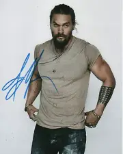 Genuine @@" JASON MOMOA " @@ DUNE @@ FAST X @@ Hand Signed 8"x 10" COA