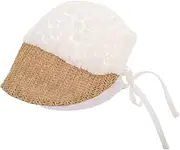 [CTIRCHIU] Toddler Girls Summer Hat Sun Hat Daisy Pattern Comfortable and Breathable for Outdoor