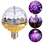 6W Rotating Crystal Magic Ball RGB LED Stage Light Bulb for Disco Party DJ
