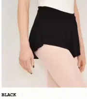 Bullet Pointe Pull on Dance Skirt - Color "Black" - Ladies Large - NWT