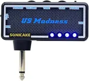 SONICAKE Guitar Bass Headphone Amp Mini Headphone Amplifier US Madness Rechargeable Pocket Chorus Effects