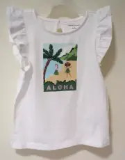 NWT Janie and Jack Aloha Summer Top Girl's Size 5