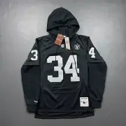 100% Authentic Bo Jackson Mitchell Ness 1988 Raiders Hoodie Jersey XL 48 Mens