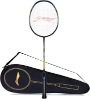G-Force Superlite Carbon-Fiber Strung Badminton Racquet with Free Full Cover