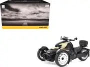 Can-Am Ryker Rally 3-Wheel Motorcycle Sand Storm Black 1/12 Diecast Model by BRP