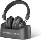 Bluetooth Headphones & Wireless Charging Dock for Smart TV Watching HD AptX