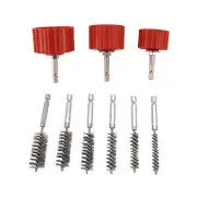 1X(Copper Pipe Cleaner Set for Drill, Tube Cleaning Brush, Cleans Copper4146