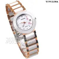 在飛比找Yahoo!奇摩拍賣優惠-TIVOLINA 花漾紛飛 鑽錶 陶瓷錶 防水錶 藍寶石水晶