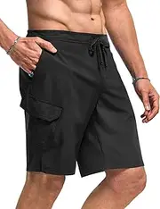 [TSLA] Men's Swim Trunks, Quick Dry Beach Swimming Board Shorts, Bathing Suits with Inner Mesh Lining and Pockets