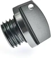 VLOZDJOF CNC Motorcycle Accessories M20*2.5 Oil Filler Cap Plug Compatible with CB CBR CR CRF TRX VTR X-4 250L/M 300F 250F 500F 250RR 1000R(Titanium)