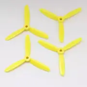 Twisted Quads DALPROP TJ4045 Standard Tri-Blade Yellow 4 Pack