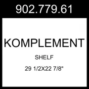 IKEA KOMPLEMENT Shelf White 29 1/2x22 7/8" 902.779.61