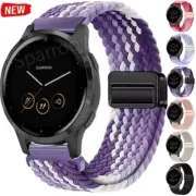 For Garmin Vivoactive 4S Venu 3S 2S 265S Replacement Nylon Strap Watch Band 18mm
