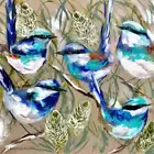 Trivet - Blue Wrens