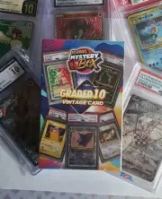 SEALED MYSTERY BOX: GRADE 10 VINTAGE POKEMON Box Retail $130
