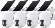 2K Cameras for Home Security-2.4G WiFi Outdoor Camera Wireless white