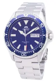 Orient Mako III Blue Dial Stainless Steel RA-AA0002L19B Anaog 200M Mens Watch