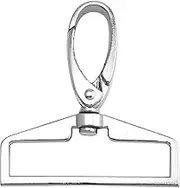 Wuuycoky Silvery Large Olive Buckle Lobster Claw Clasps Swivel Trigger Snap Hooks