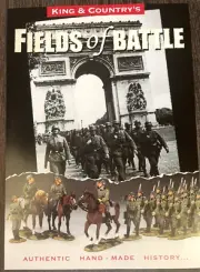 King & Country 2009 World War II Leaflet "Fields of Battle" 2 Pages
