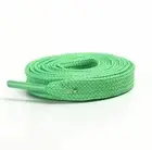 Bright Green Flat Replacement Shoe Laces Strings Work Casual Boot Sneakers #5001