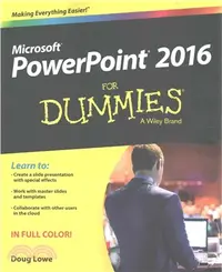 在飛比找三民網路書店優惠-PowerPoint 2016 for Dummies