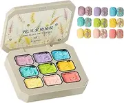 Painting Gel | 9 Colors Solid Gradient Patting Gel Polish Set,Rainbow Solid Beauty Care Sponge Pat Manicure Art for Women Girl Home