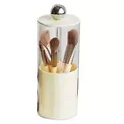 Makeup Brush Holder Organizer With Lid Liftable Dustproof Makeup Brushes Cont