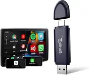 CarlinKit MINISE Pro 2-in-1 Wireless CarPlay & Android Car Adapter - Convert Wired to Wireless, Auto-Connect, 5G Stable Transmission, Plug & Play, for Cars with Factory