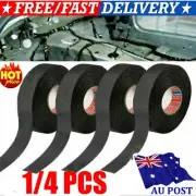 1/4X 1/4X 5x19mmx15m Adhesive Cloth Tape for Cable Harness Wiring Loom RK