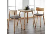 Baseball 3pc Round Table Dining Set