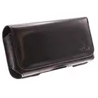 For Samsung Galaxy A15 5G - Leather Case Belt Clip Swivel Holster Cover Pouch