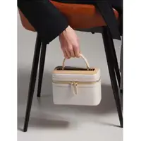 在飛比找momo購物網優惠-【PEDRO】Ari珠寶盒手拿包/斜背包-黑(小CK高端品牌