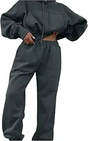 [Generic] Cadet Suite Outfits Top Jacket And Elastic Waistband Pant Women Sweatsuit Tracksuit Sets Women's Pants Tall